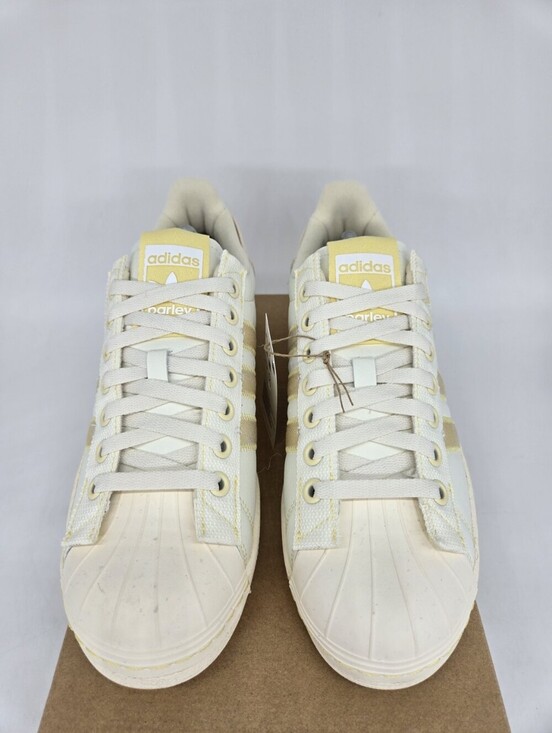 adidas Men\'s Parley x Superstar GX6970 Off White Shoes Size 9.5 main image 4